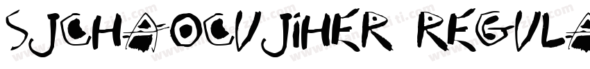 SJchaocujiher regula字体转换